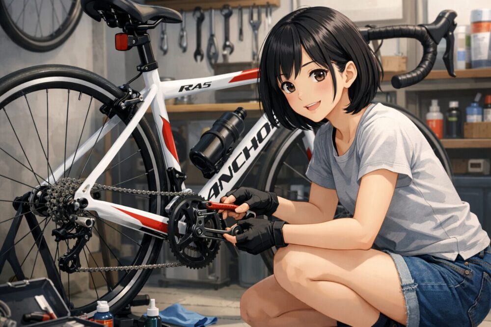 初心者でもできるアンカーのロードバイクRA5の整備