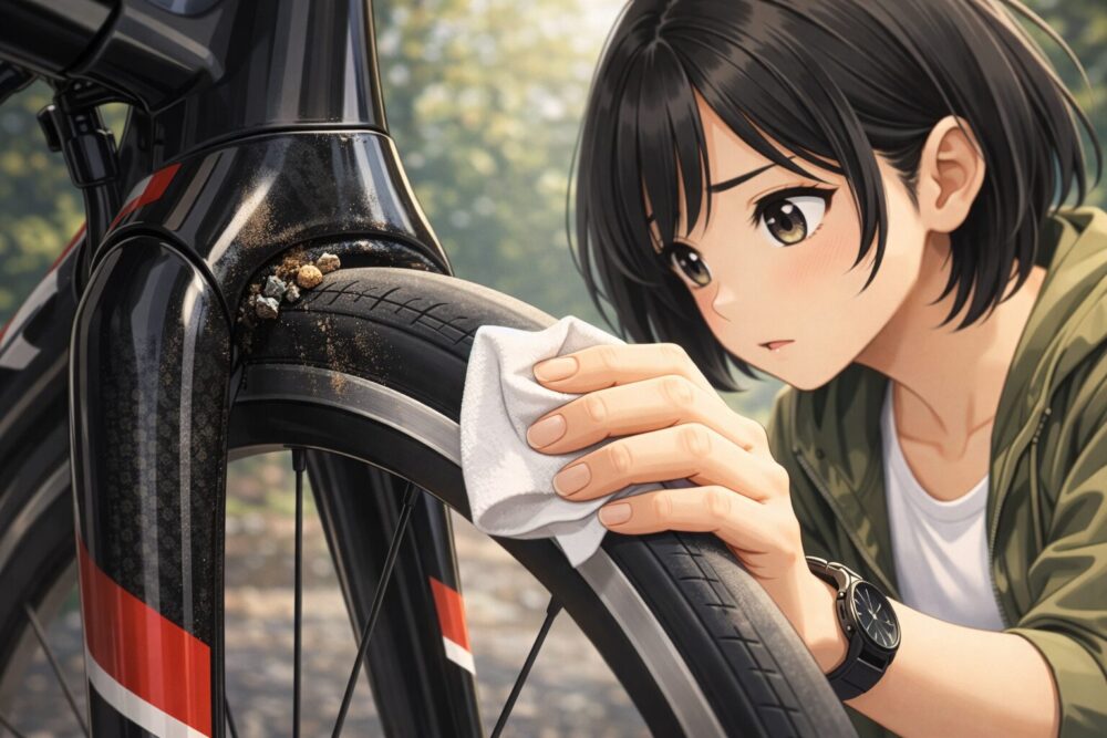 タイヤサイズの限界と25c装着時の注意点