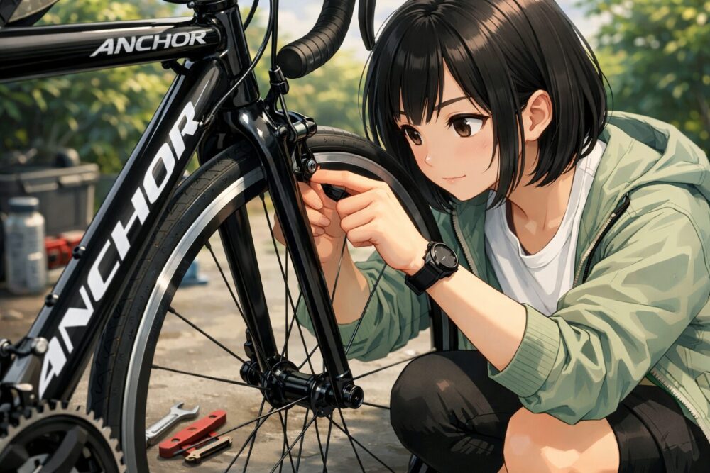 25cタイヤへの交換とクリアランスの限界