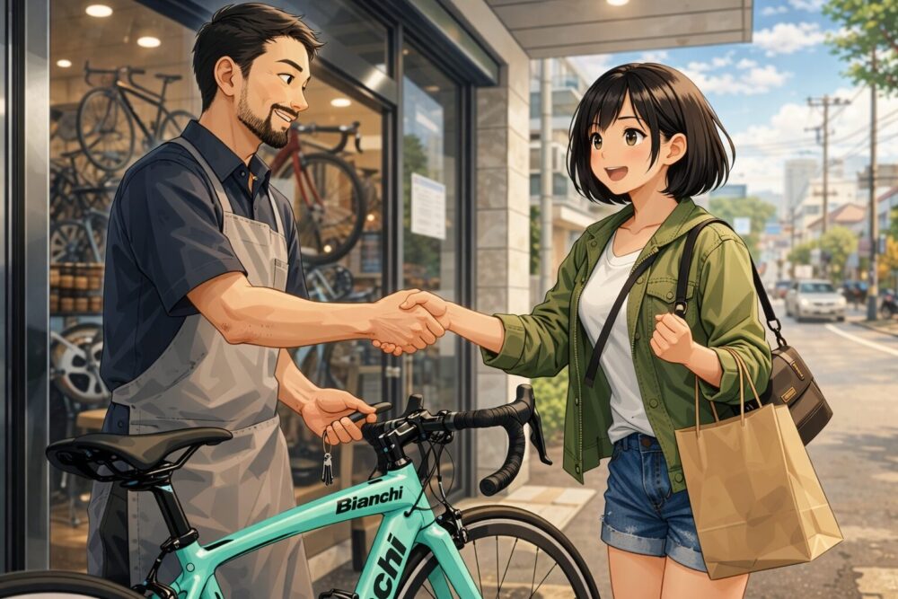 ビアンキのロードバイクを安く安全に購入するルート