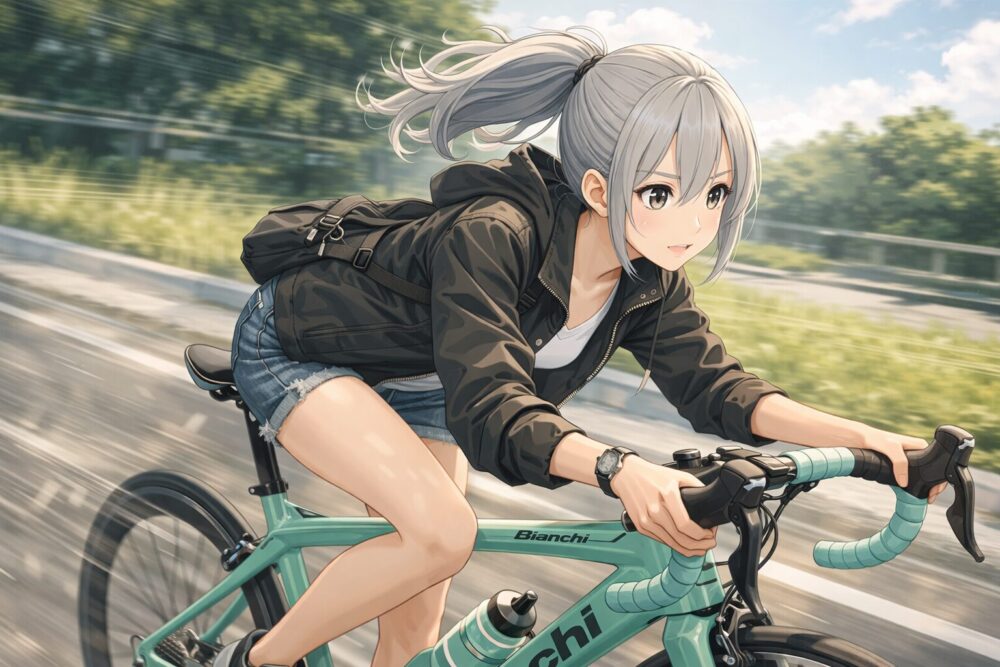 ショートノーズサドルによる空力性能の向上