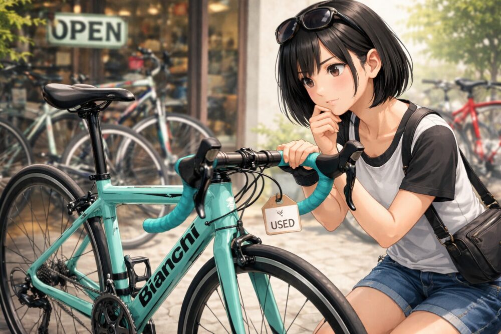 ビアンキのロードバイクを中古で買う際の注意点