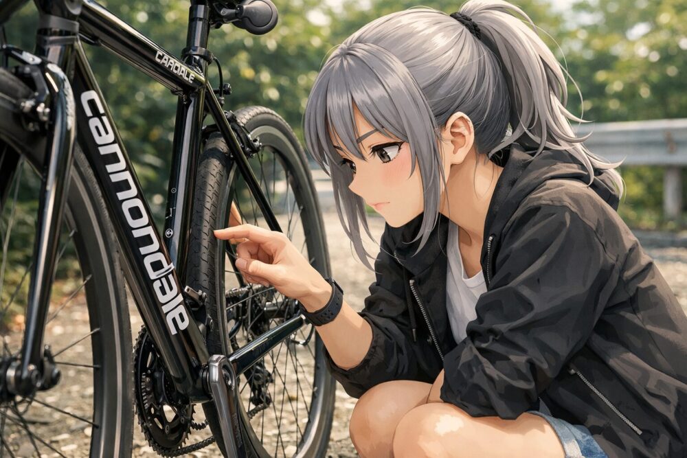 28c装着も可能なタイヤクリアランスの限界