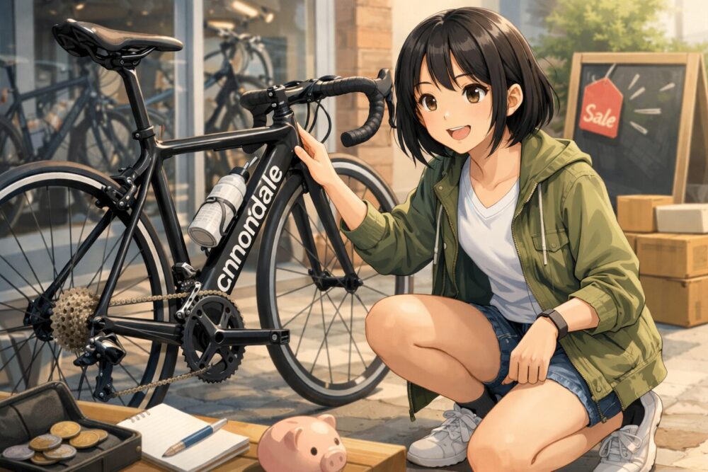 キャノンデールのロードバイクを安い予算で買う！おすすめと購入術