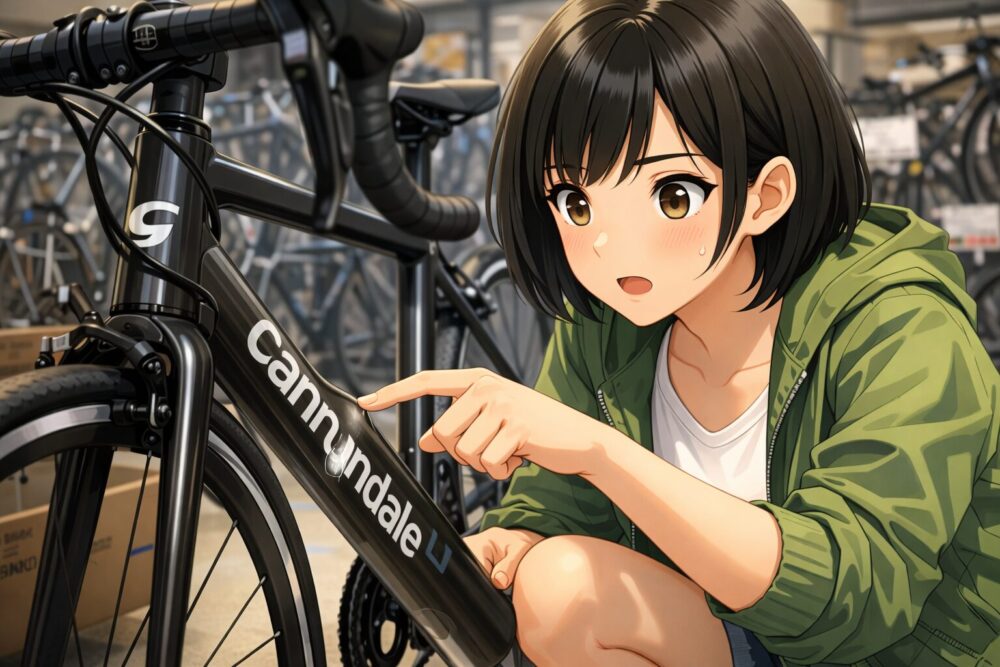 中古購入時に注意すべきアルミフレームの凹み