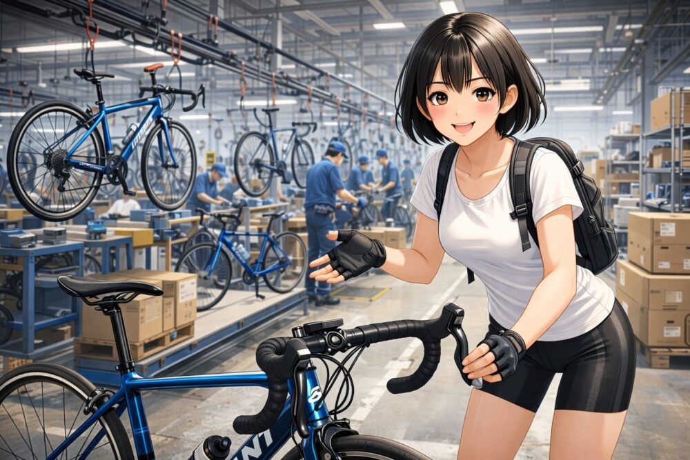 ジャイアントのロードバイクが安い理由と製造の秘密