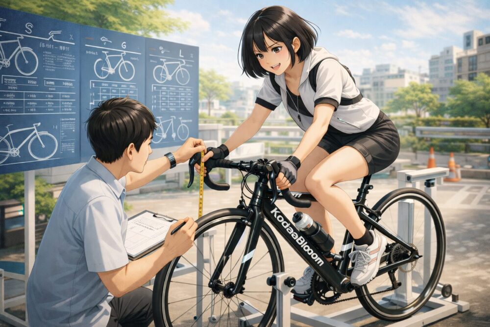 日本人の体格に最適化された独自のサイズ設計