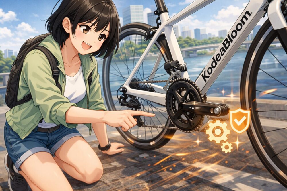 フルシマノ構成による抜群の信頼性と耐久性