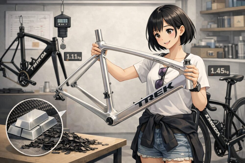 カーボンに迫る軽量性と走行性能の秘密