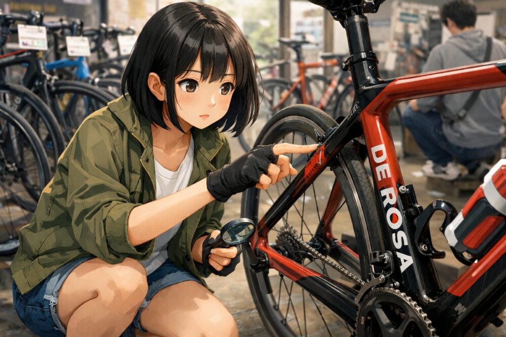 中古市場の相場とフレームのクラックへの注意