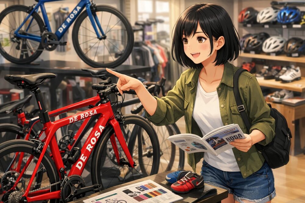 デローザのロードバイク初心者に贈る失敗しない選び方