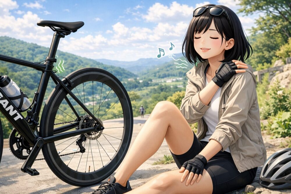 疲労を軽減するD-FUSEとカーボンホイールの利点