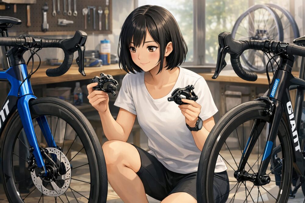 エアロロードのプロペルにおけるブレーキの変遷