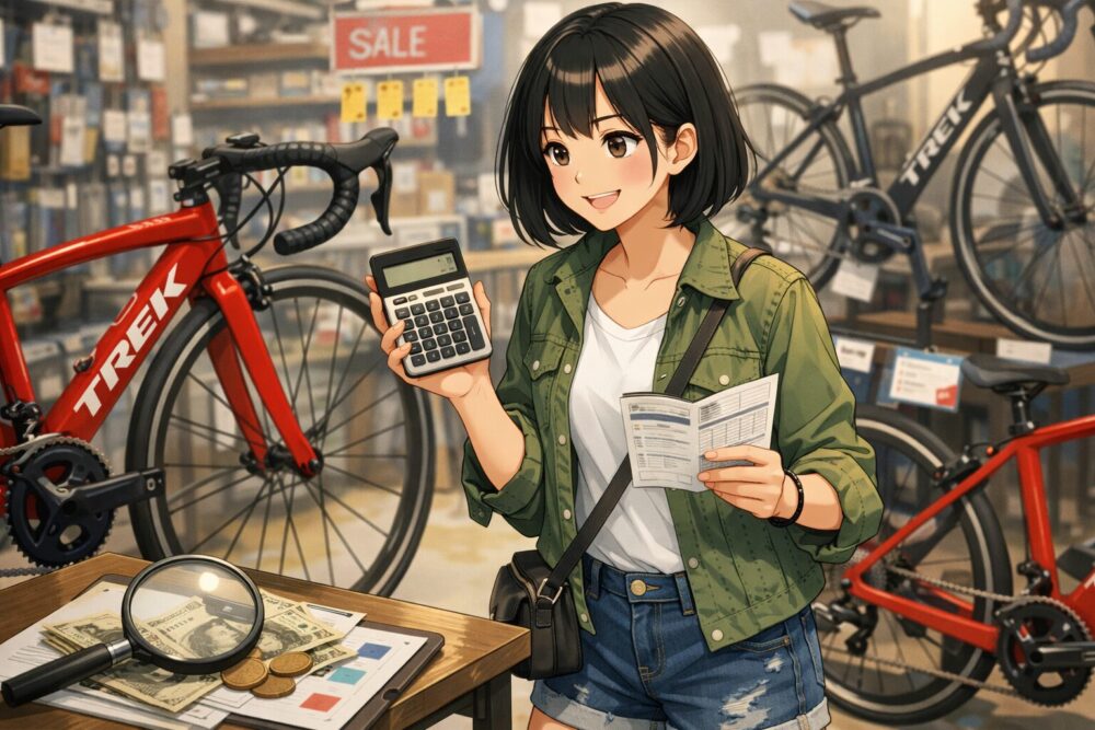 トレックのロードバイクが安いモデルを選ぶためのコツ