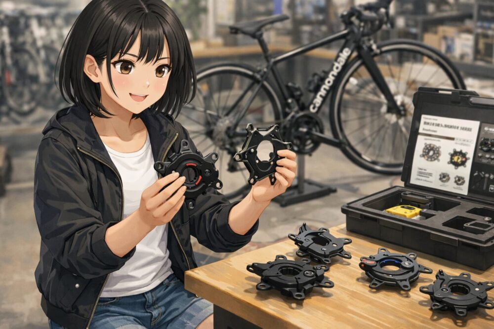 スパイダー型パワーメーターの適合と選び方