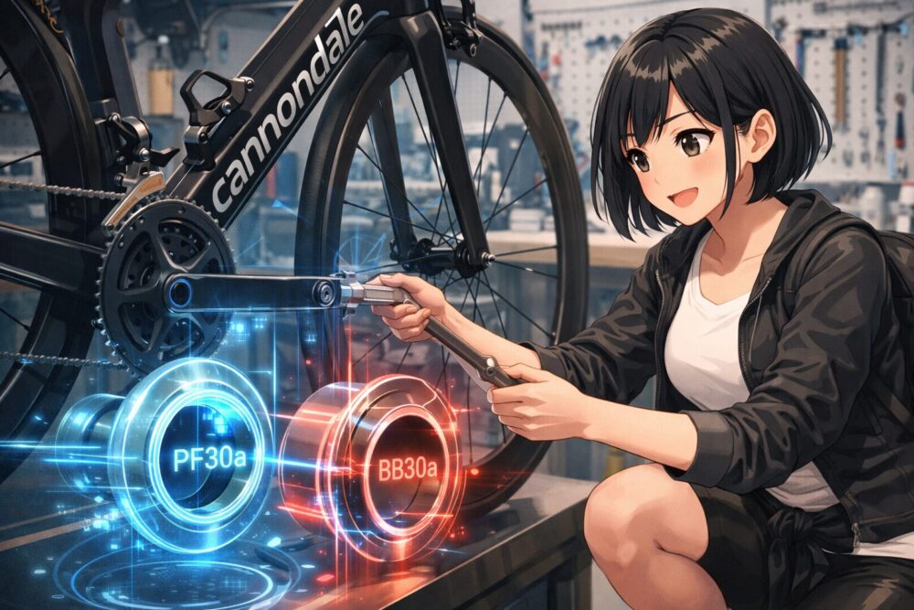 非対称規格BB30aとPF30aが持つ優位性