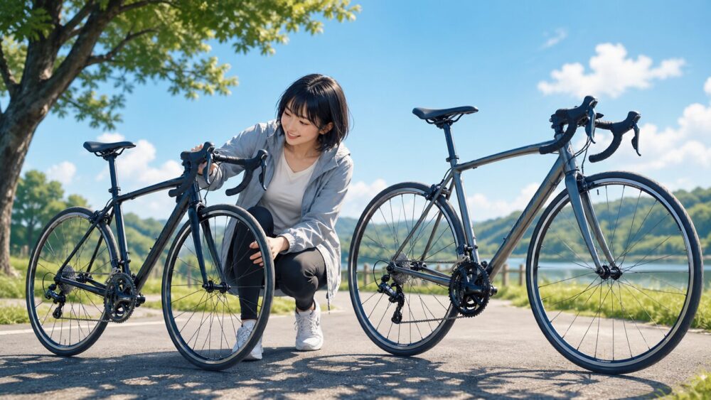 700Cとの違いと走行性能の見極め方