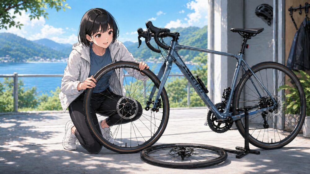 ディスクブレーキ車で換装しやすい理由