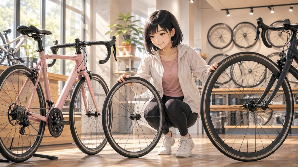 小柄な女性に合うホイールサイズ選び