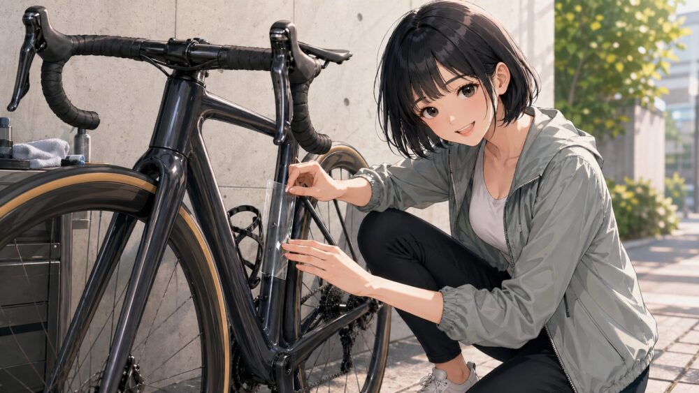 フレーム保護テープで傷を防ぐ方法