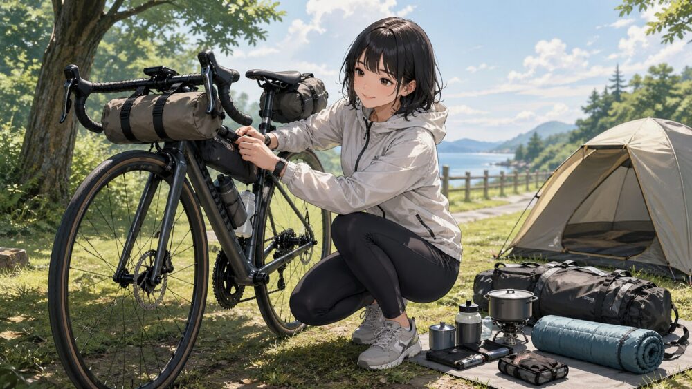 ロードバイクキャンプ成功の最終確認