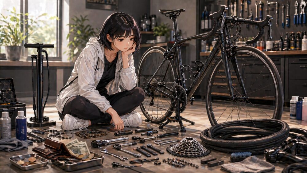 メンテナンス費用と工具の負担