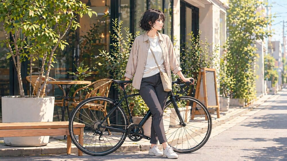 カフェライドで浮かない街乗りコーデ術
