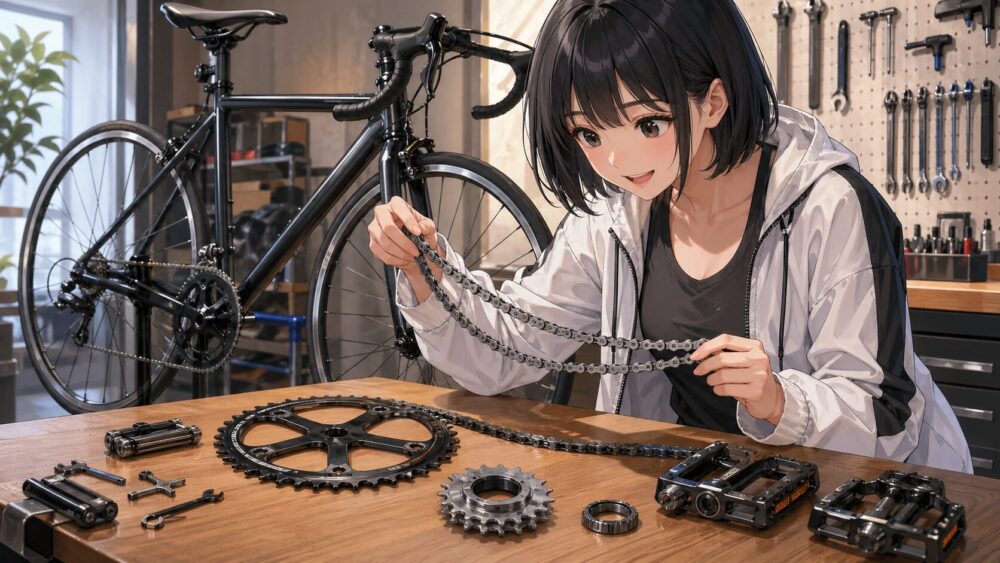 必要パーツと厚歯チェーンの選び方