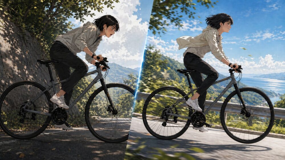 重量が走りに与える違いを比較