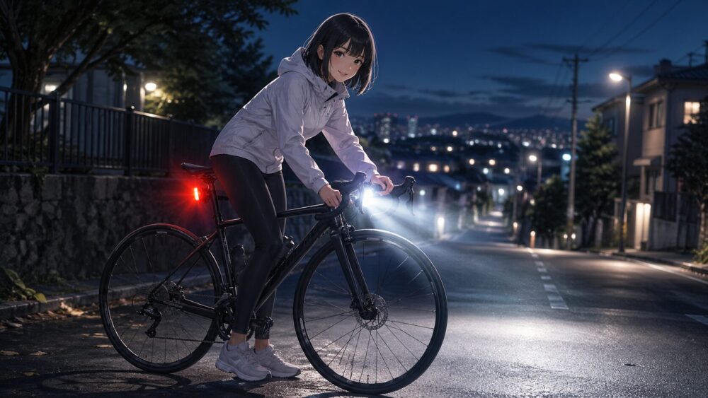 ロードバイクおすすめライト｜夜道で失敗しない安全な選び方