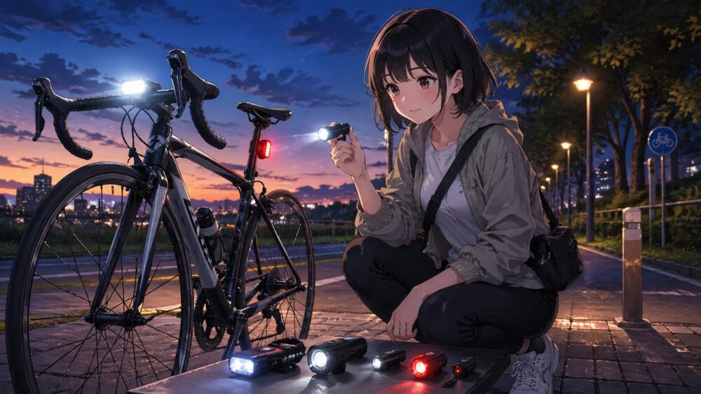 ロードバイク用おすすめライトの選び方で失敗しないコツ