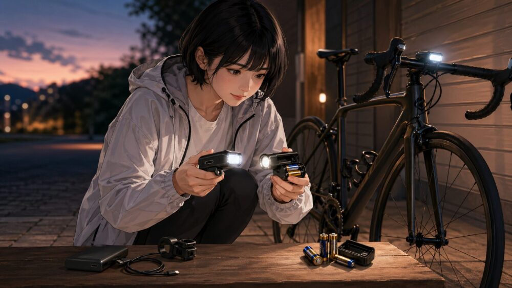 USB-C充電式と乾電池式の違い
