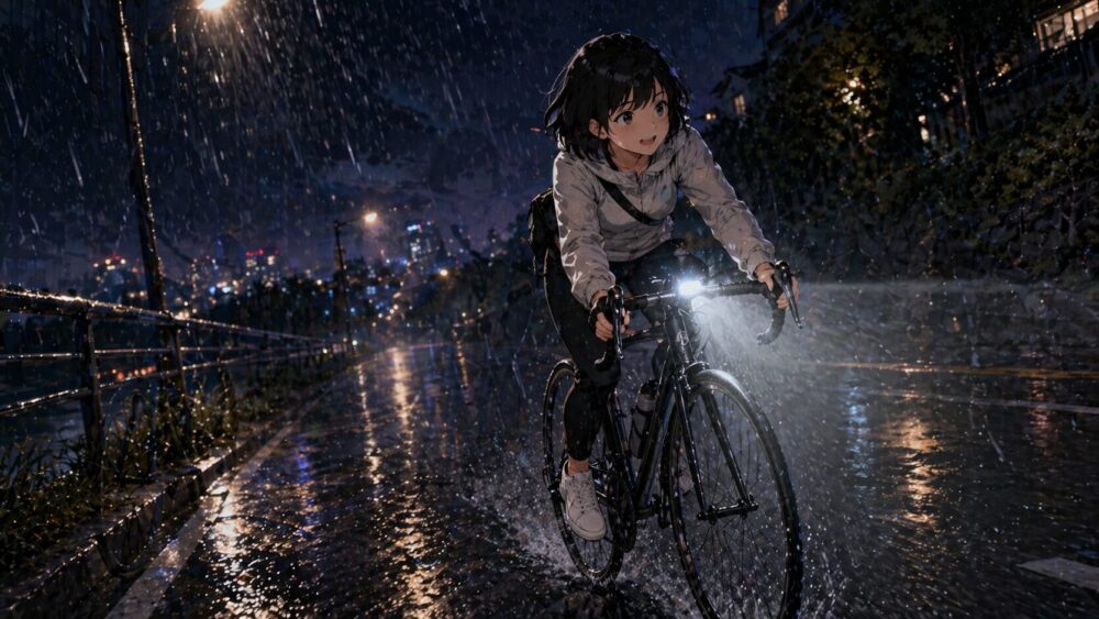 防水IPX性能で雨天走行に備える