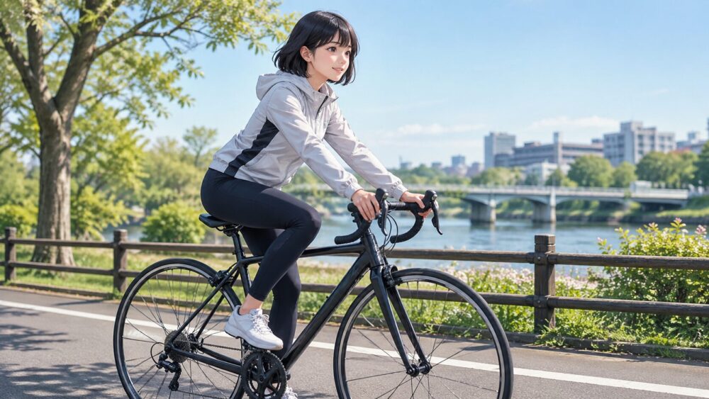 前傾姿勢やお尻の痛みを防ぐ乗り方