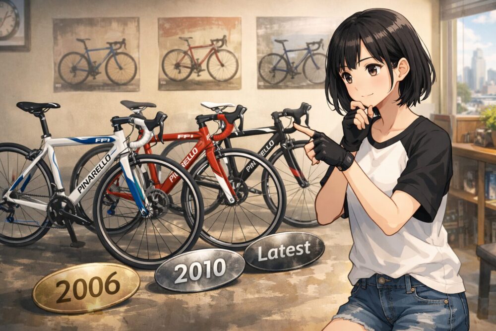 年式の違いとスペックや素材の変遷