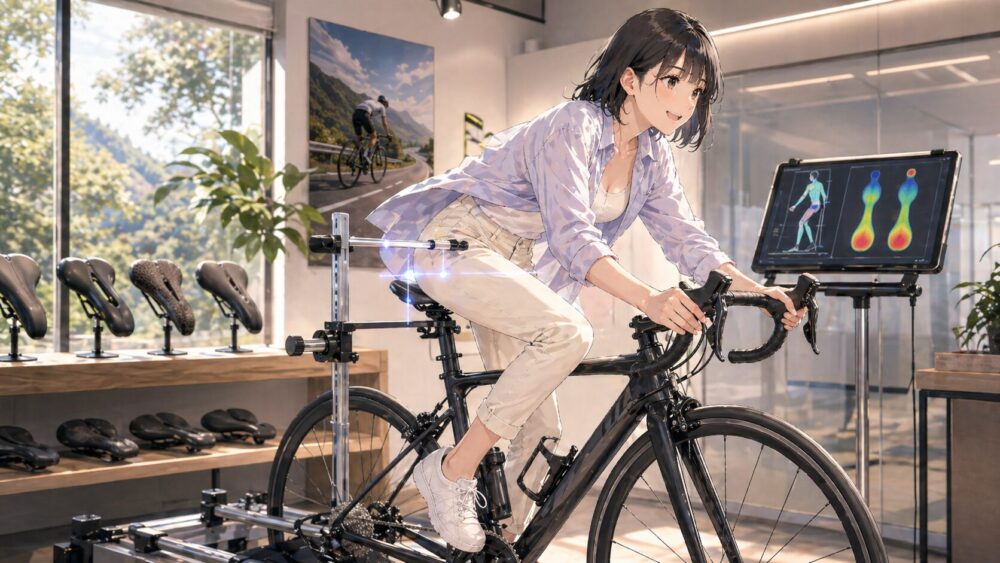 サドルフィッティングで痛みの原因を整える