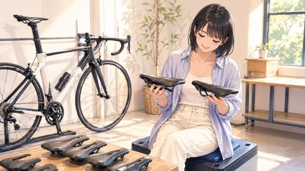 座骨幅計測で自分に合うサドルを見つける