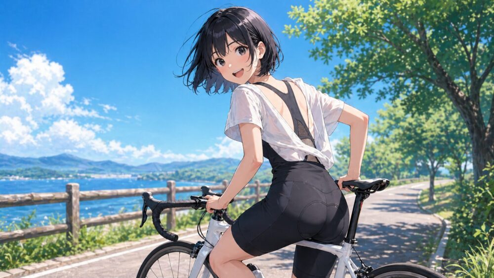 お尻の痛みを防ぐビブショーツ