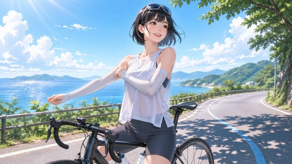 アームカバーを暑く感じない使い方