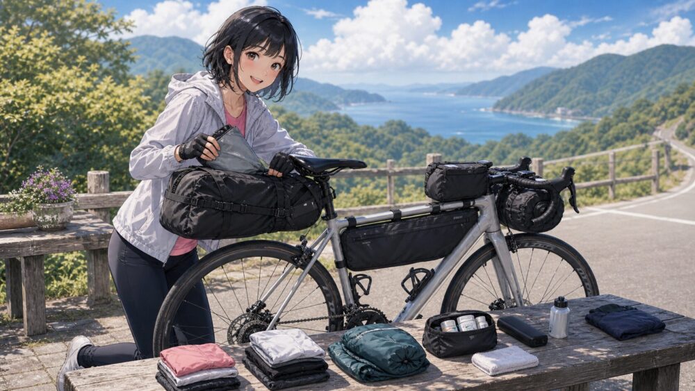 一泊二日に必要なバッグ容量と積載方法