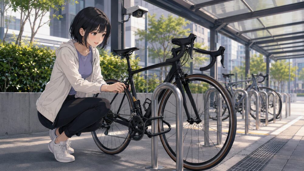 ロードバイク駐輪場で盗難と傷を防ぐ安全な選び方完全ガイド