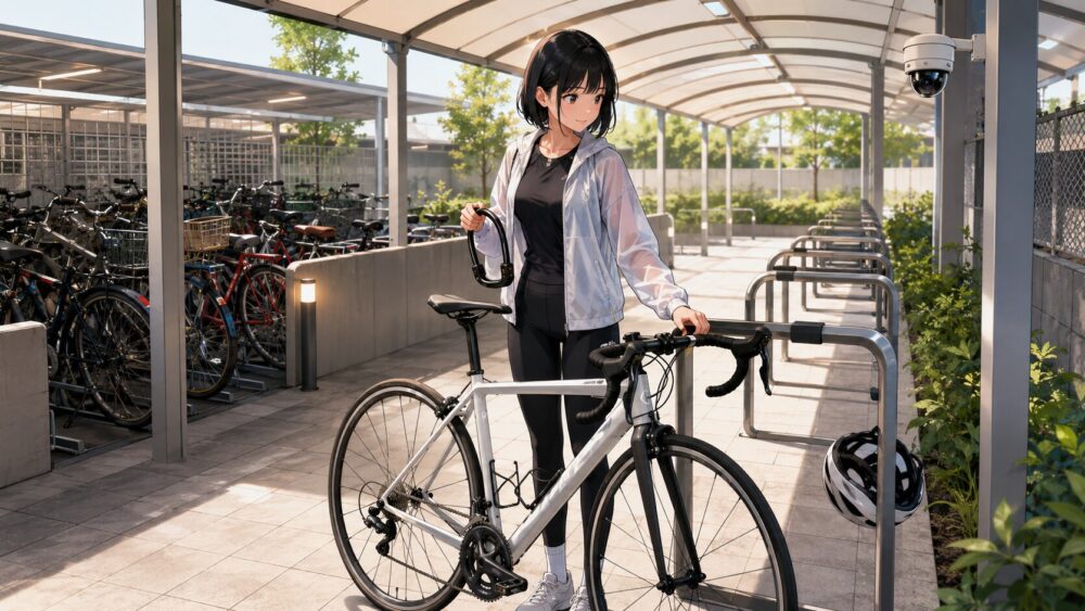 ロードバイク駐輪場で失敗しない選び方