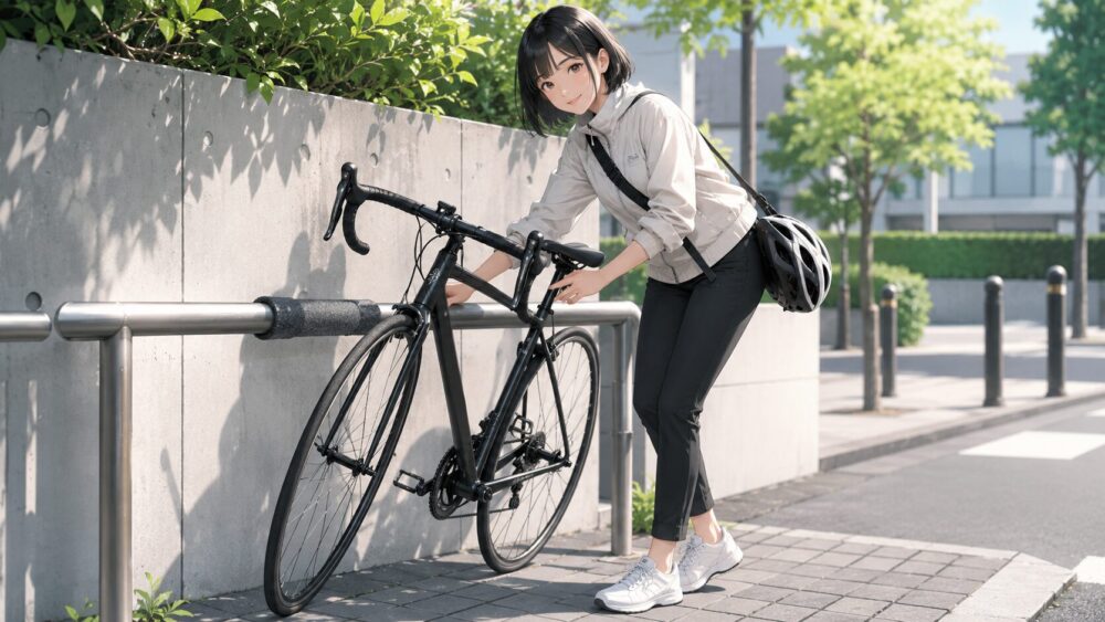 スタンドなしでも倒れにくい停め方のコツ