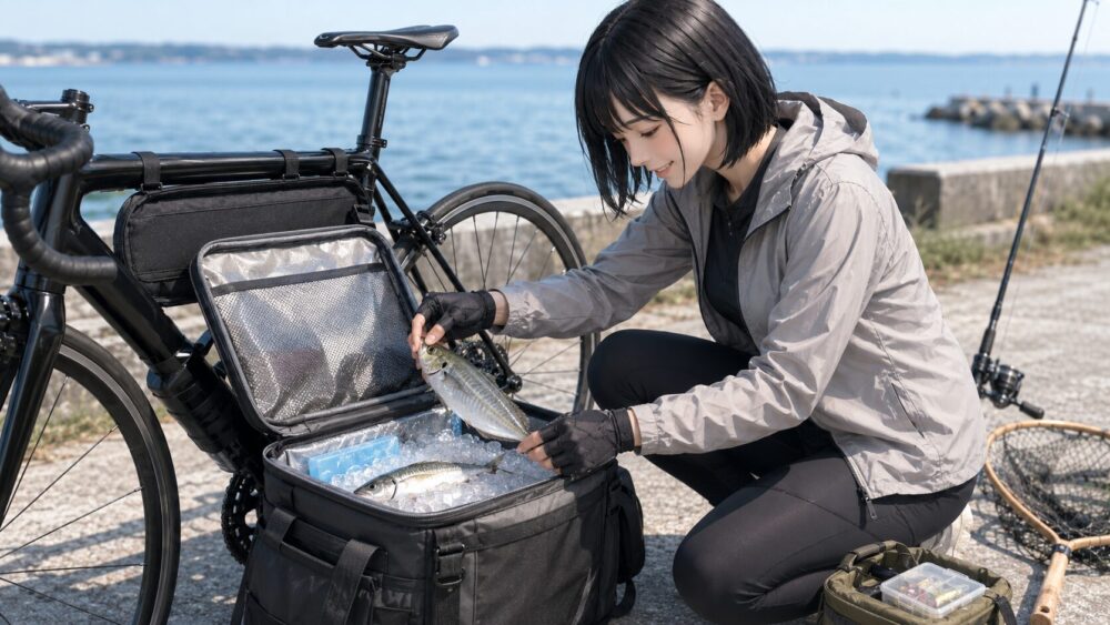 クーラーバッグで魚を鮮度よく持ち帰る方法
