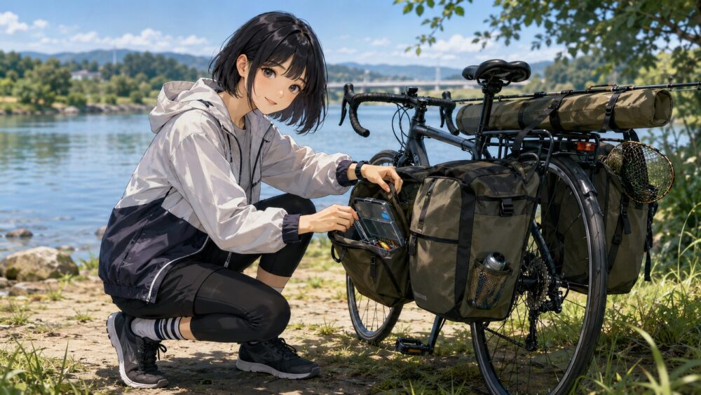 リアラックとパニアバッグの賢い使い方