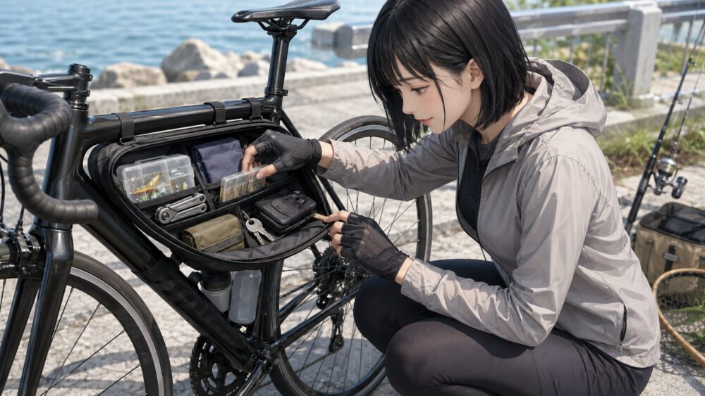 フレームバッグで小物を迷わず収納する方法