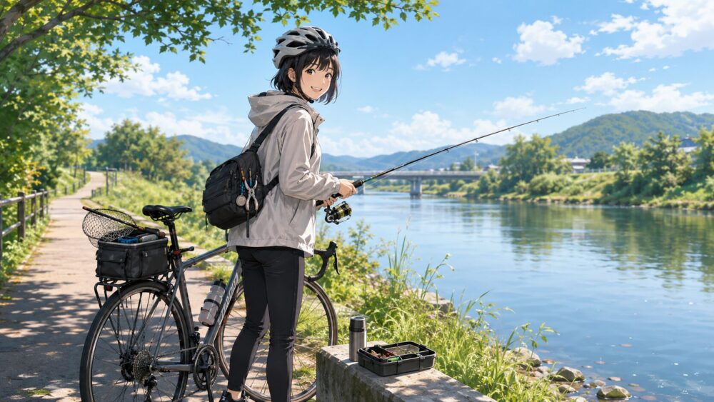 ルアー釣りが初心者の自転車釣行に合う理由