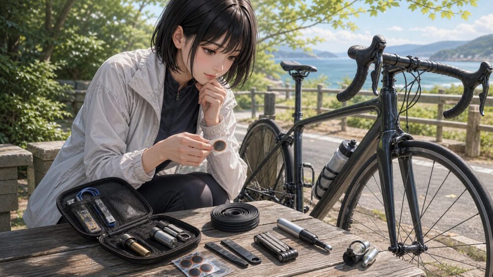 パンク修理キットと携帯工具の選び方
