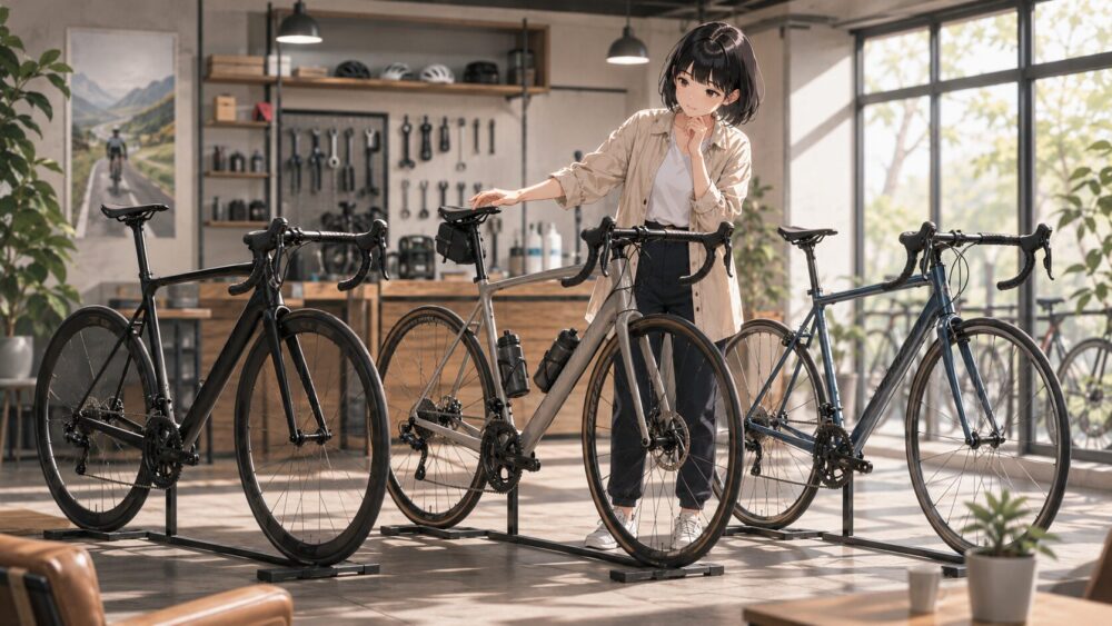ロードバイクの重さは目的と用途に合わせて決める