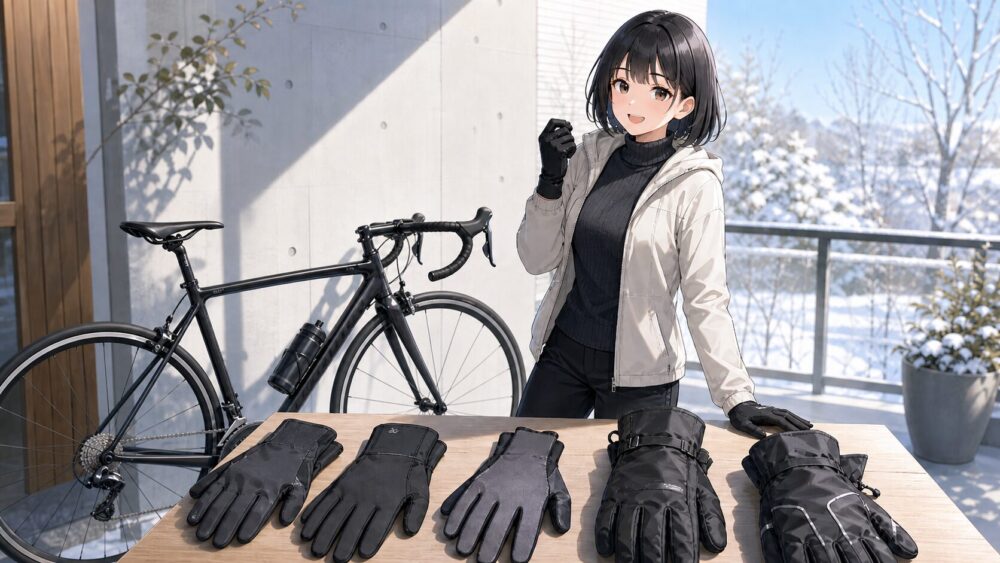ロードバイクの冬用グローブまとめ